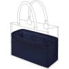 imageDGAZ Silk Purse Organizer Insert For Dior Book Tote miniSMLSilky Smooth Bag OrganizerLuxury Handbag ampamp Tote ShaperTreasure blueBTMiniTreasure blue