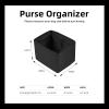 imageDGAZ Silk Purse Organizer Insert For Hermes Cargo Picotin 18 bagSilky Smooth Bag OrganizerLuxury Handbag ampamp Tote ShaperBlackCP18Black