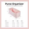 imageDGAZ Silk Purse Organizer Insert For Hermes Lakis 28323540 bagSilky Smooth Bag OrganizerLuxury Handbag ampamp Tote ShaperGris tourterelle28Pink