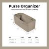 imageDGAZ Silk Purse Organizer Insert For Hermes Toolbox 2026 bagSilky Smooth Bag OrganizerLuxury Handbag ampamp Tote ShaperKonjac purple20Gris tourterelle