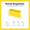 imageDGAZ Silk Purse Organizer Insert For Hermes Verrou Bags Silky Smooth Bag OrganizerLuxury Handbag ampamp Tote ShaperBlackVerrou 17Lime