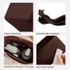 imageDGAZ Silk Purse Organizer Insert For LV Carryall PMMM bagSilky Smooth Bag OrganizerLuxury Handbag ampamp Tote ShaperFuchsiaMMCoffee brown