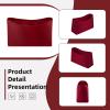 imageDGAZ Silk Purse Organizer Insert For LV Carryall PMMM bagSilky Smooth Bag OrganizerLuxury Handbag ampamp Tote ShaperFuchsiaMMWine Red