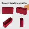 imageDGAZ Silk Purse Organizer Insert For LadyDior MicroMiniSML bagsSilky Smooth Bag OrganizerLuxury Handbag ampamp Tote ShaperCraieSWine Red