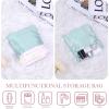 imageDGAZ Silk Sanitary Napkin Storage Bag Period Bag for Teen Aged Girls Portable Period Bag for Panty LinersMenstrual CupSmall TamponsMini Makeup Bag for PursePeral GreyVert Deau