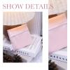 imageDGAZ Silk Sanitary Napkin Storage Bag Period Bag for Teen Aged Girls Portable Period Bag for Panty LinersMenstrual CupSmall TamponsMini Makeup Bag for PursePeral GreyPink