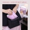 imageDGAZ Silk Sanitary Napkin Storage Bag Period Bag for Teen Aged Girls Portable Period Bag for Panty LinersMenstrual CupSmall TamponsMini Makeup Bag for PursePeral GreyLavender
