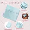 imageDGAZ Silk Sanitary Napkin Storage Bag Period Bag for Teen Aged Girls Portable Period Bag for Panty LinersMenstrual CupSmall TamponsMini Makeup Bag for PursePeral GreyVert Deau