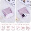 imageDGAZ Silk Sanitary Napkin Storage Bag Period Bag for Teen Aged Girls Portable Period Bag for Panty LinersMenstrual CupSmall TamponsMini Makeup Bag for PursePeral GreyLavender