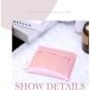 imageDGAZ Silk Sanitary Napkin Storage Bag Period Bag for Teen Aged Girls Portable Period Bag for Panty LinersMenstrual CupSmall TamponsMini Makeup Bag for PursePeral GreyBubblegum