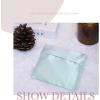imageDGAZ Silk Sanitary Napkin Storage Bag Period Bag for Teen Aged Girls Portable Period Bag for Panty LinersMenstrual CupSmall TamponsMini Makeup Bag for PursePeral GreyVert Deau