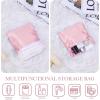 imageDGAZ Silk Sanitary Napkin Storage Bag Period Bag for Teen Aged Girls Portable Period Bag for Panty LinersMenstrual CupSmall TamponsMini Makeup Bag for PursePeral GreyBubblegum