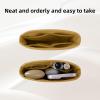 imageDGAZ Silky Purse Organizer Insert Fits Evelyne TPMPMGMTGM Bags Luxury Handbag ampamp Tote Organizer Simplicity bag organizerCraieTPMBiscuit color
