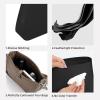 imageDGAZ Silky Purse Organizer Insert Fits Evelyne TPMPMGMTGM Bags Luxury Handbag ampamp Tote Organizer Simplicity bag organizerCraieTPMBlack
