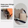 imageDGAZ Silky Purse Organizer Insert Fits Evelyne TPMPMGMTGM Bags Luxury Handbag ampamp Tote Organizer Simplicity bag organizerCraieTPMChai
