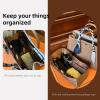 imageDGAZ Silky Purse Organizer Insert Luxury Handbag ampamp Tote Organizer Simplicity bag organizer Fits Garden Party 3036BagsKonjac PurpleGP30Gold