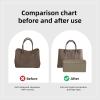 imageDGAZ Silky Purse Organizer Insert Luxury Handbag ampamp Tote Organizer Simplicity bag organizer Fits Garden Party 3036BagsKonjac PurpleGP30Gris Tourterelle