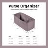 imageDGAZ Silky Purse Organizer Insert Luxury Handbag ampamp Tote Organizer Simplicity bag organizer Fits Garden Party 3036BagsKonjac PurpleGP30Konjac Purple