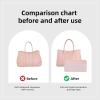 imageDGAZ Silky Purse Organizer Insert Luxury Handbag ampamp Tote Organizer Simplicity bag organizer Fits Garden Party 3036BagsKonjac PurpleGP30Pink