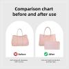 imageDGAZ Silky Purse Organizer Insert Luxury Handbag ampamp Tote Organizer Simplicity bag organizer Fits Garden Party 3036BagsKonjac PurpleGP30Pink