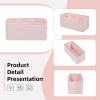 imageDGAZ Silky Purse Organizer Insert Luxury Handbag ampamp Tote Organizer Simplicity bag organizer Fits Garden Party 3036BagsKonjac PurpleGP30Pink
