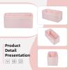 imageDGAZ Silky Purse Organizer Insert Luxury Handbag ampamp Tote Organizer Simplicity bag organizer Fits Garden Party 3036BagsKonjac PurpleGP30Pink