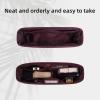 imageDGAZ Silky Purse Organizer Insert for Chanel 255 Bags Luxury Handbag ampamp Tote Organizer Simplicity Bag Organizer Wine Red255 Bag 24Fuchsia