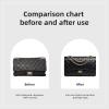imageDGAZ Silky Purse Organizer Insert for Chanel 255 Bags Luxury Handbag ampamp Tote Organizer Simplicity Bag Organizer Wine Red255 Bag 24Pearl gray