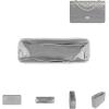 imageDGAZ Silky Purse Organizer Insert for Chanel 255 Bags Luxury Handbag ampamp Tote Organizer Simplicity Bag Organizer Wine Red255 Bag 24Pearl gray