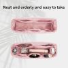 imageDGAZ Silky Purse Organizer Insert for Chanel 255 Bags Luxury Handbag ampamp Tote Organizer Simplicity Bag Organizer Wine Red255 Bag 24Pink