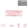 imageDGAZ Silky Purse Organizer Insert for Chanel 255 Bags Luxury Handbag ampamp Tote Organizer Simplicity Bag Organizer Wine Red255 Bag 24Pink