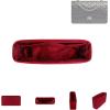 imageDGAZ Silky Purse Organizer Insert for Chanel 255 Bags Luxury Handbag ampamp Tote Organizer Simplicity Bag Organizer Wine Red255 Bag 24Wine Red