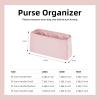 imageDGAZ Silky Purse Organizer Insert for Chanel Coco Handle MiniSML Bags Luxury Handbag ampamp Tote Organizer Simplicity bag organizer BlackSPink