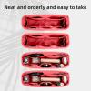 imageDGAZ Silky Purse Organizer Insert for Chanel Coco Handle MiniSML Bags Luxury Handbag ampamp Tote Organizer Simplicity bag organizer BlackSRose lipstick