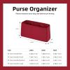 imageDGAZ Silky Purse Organizer Insert for Chanel Coco Handle MiniSML Bags Luxury Handbag ampamp Tote Organizer Simplicity bag organizer BlackSWine Red
