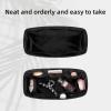 imageDGAZ Silky Purse Organizer Insert for Chanel Deauville Canvas BagsLuxury Handbag ampamp Tote OrganizerSimplicity bag organizer S2 trenchSBlack