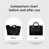 imageDGAZ Silky Purse Organizer Insert for Chanel Deauville Canvas BagsLuxury Handbag ampamp Tote OrganizerSimplicity bag organizer S2 trenchSBlack
