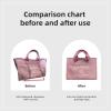 imageDGAZ Silky Purse Organizer Insert for Chanel Deauville Canvas BagsLuxury Handbag ampamp Tote OrganizerSimplicity bag organizer S2 trenchSPink