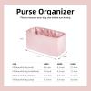 imageDGAZ Silky Purse Organizer Insert for Chanel Deauville Canvas BagsLuxury Handbag ampamp Tote OrganizerSimplicity bag organizer S2 trenchSPink