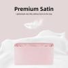 imageDGAZ Silky Purse Organizer Insert for Chanel Leboy Bags Luxury Handbag ampamp Tote Organizer Simplicity bag organizer FuchsiaMedium 25Pink