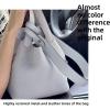 imageDGAZ TC leather shoulder strap for Hermes PicotinLindyEvelyne replaceable crossbody bags strap handmadeBleu paleSilver studs