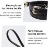 imageDGAZ Vachetta Leather Adjustable Crossbody Strap for Speedy Bag with Gift Box Handmade Shoulder StrapGlossy Black