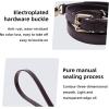 imageDGAZ Vachetta Leather Adjustable Crossbody Strap for Speedy Bag with Gift Box Handmade Shoulder StrapGlossy Brown