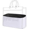imageDGAZ Lightweight Purse Organizer Insert for Fendi Sumshine Bagsilk and DupontPaper handbag inner for Luxury BagsBlackSumshine M
