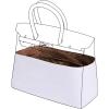 imageDGAZ Lightweight Purse Organizer Insert for Hermes Birkin BagSilk and Dupontpaper handbag inner for Luxury BagsBlackBK25Gold