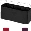 imageDGAZ Purse Organizer Insert for Chanel 19 BagsSilk Bag OrganizerLuxury Handbag ampamp Tote Shaper Burgundy19Flap26Black
