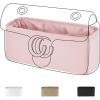 imageDGAZ Purse Organizer Silky Smooth For Gucci Marmont 16222631 BagsSilkLuxury Handbag Tote in Bag Shapers Black M31Pink