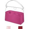 imageDGAZ Purse Organizer Silky Smooth For LV Graceful PMMM BagsSilkLuxury Handbag Tote in Bag Shapers Peach Pink PMPeach Pink