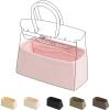 imageDGAZ Purse Organizer Silky SmoothSilkLuxury Handbag Tote in Bag Shapers Women Fits Birkin25303540 Bags Etoupe grey BK30Pink