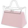imageDGAZ Purse Pillow Shaper Insert for Luxury Handbags Silky Pillow Shaper for Hermes 242435 BagsWhitePink